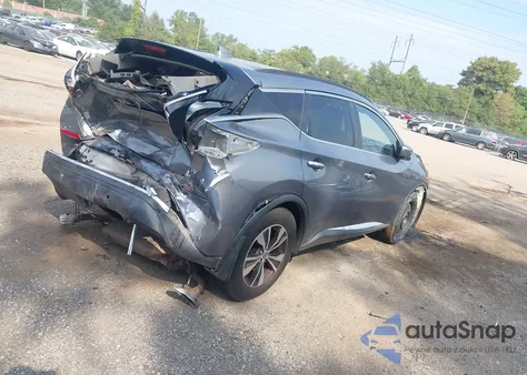 2019 Nissan Murano Sv z USA, uszkodzony, nr VIN 5N1AZ2MJ8KN161738
